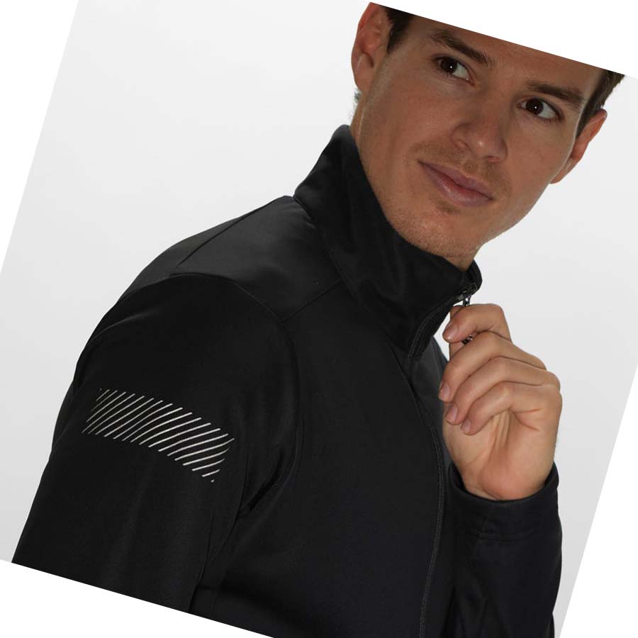 Chaquetas Salomon GORE TEX INFINIUM™ WINDSTOPPER® Hombre Negros | MX 3253QMA